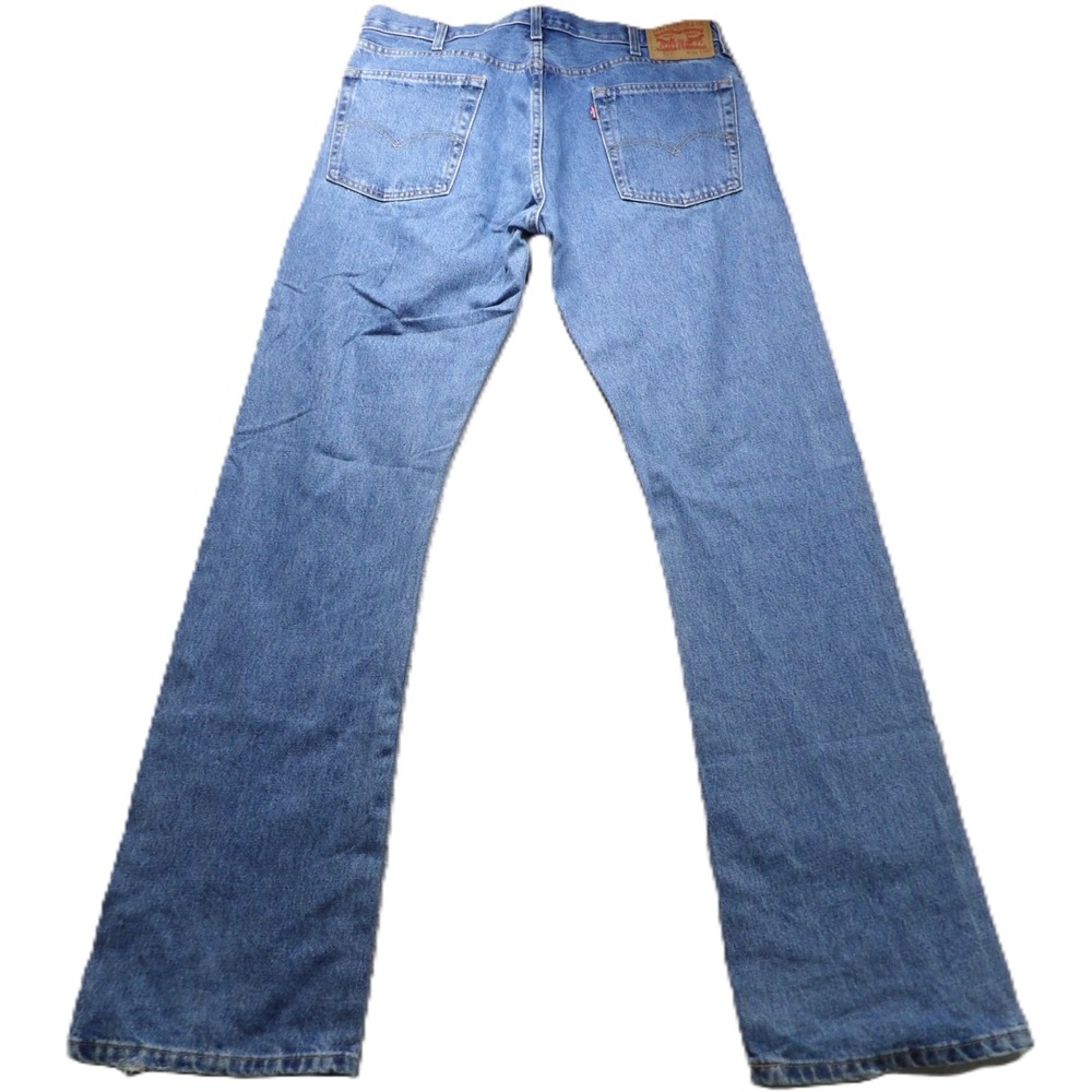 Levis 517 Bootcut Jeans Men W36 L36 Light Wash Blue Denim Western Cowboy Classic